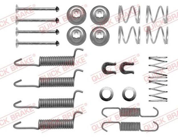 Монтажний комплект задніх барабанних колодок 1050016 QUICK BRAKE
