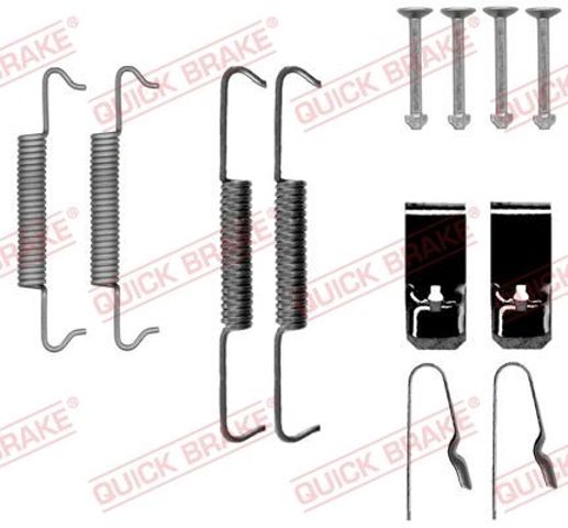 Монтажний комплект задніх барабанних колодок 1050027 QUICK BRAKE