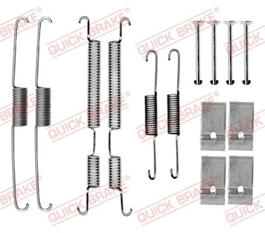 Монтажний комплект задніх барабанних колодок 1050035 QUICK BRAKE
