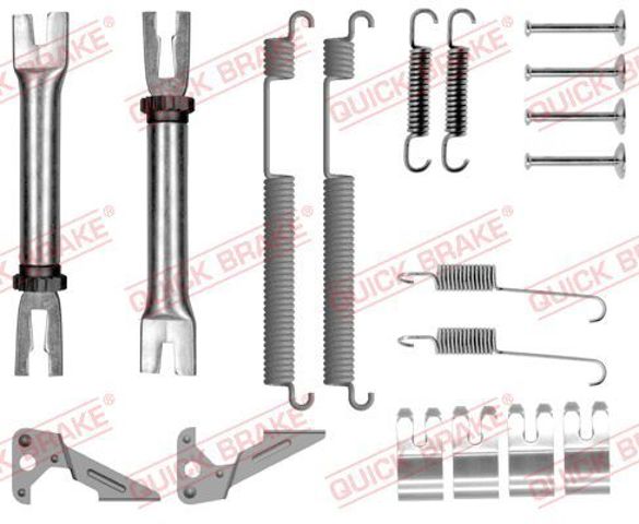 Монтажний комплект задніх барабанних колодок 1050053S QUICK BRAKE