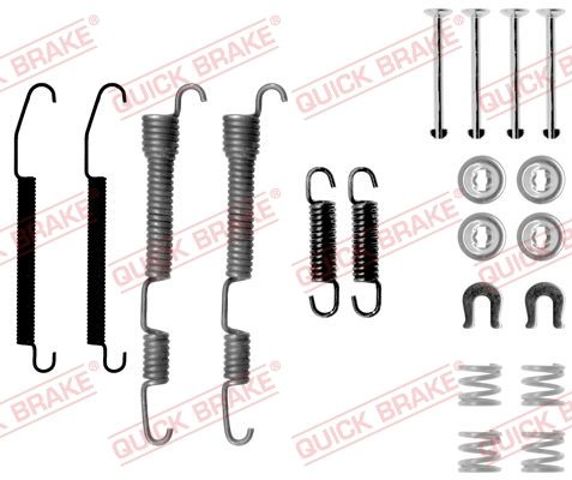 Монтажний комплект задніх барабанних колодок 1050761 QUICK BRAKE