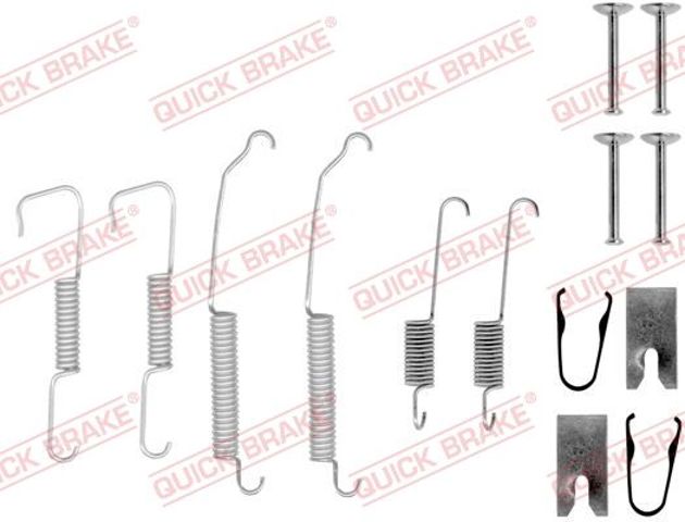 Ремкомплект гальмівних колодок 1050773 QUICK BRAKE
