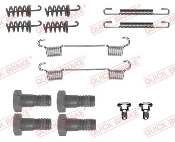 Монтажний комплект задніх барабанних колодок 1050867 QUICK BRAKE
