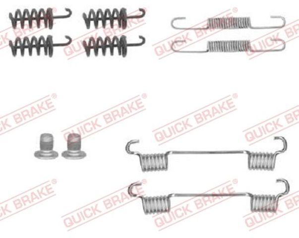 Ремкомплект задніх гальм 1050874 QUICK BRAKE