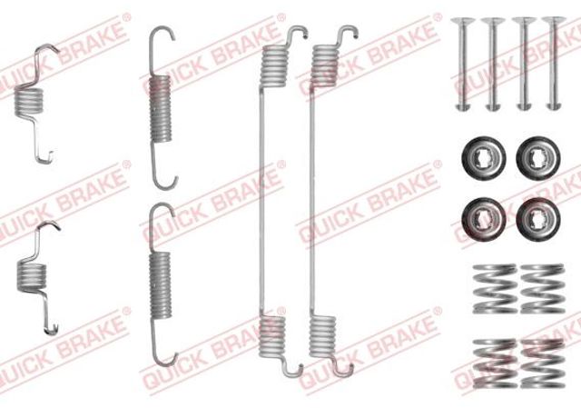 Монтажний комплект задніх барабанних колодок 1050889 QUICK BRAKE