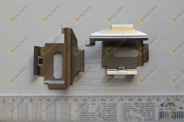 Комплект пружинок кріплення дискових колодок, передніх 1091282 QUICK BRAKE