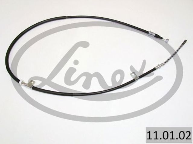 Трос стоянкового гальма задній правий 110102 LINEX