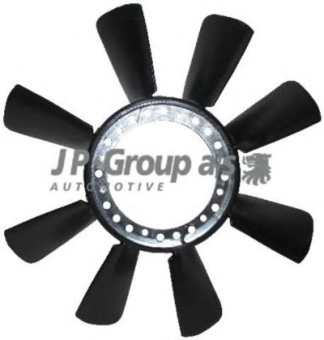 100% оригинал ------>jp group vw крильчатка вентилятора радіатора passat 2,8 -05, audi a4/a6/a8 2,4-2,8.------>jp group 1114900300