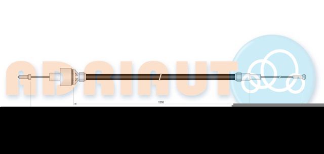Тросик зчеплення 130136 ADRIAUTO