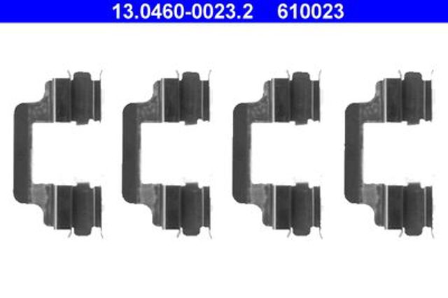Пружинки для гальмівних колодок (к-кт 4шт) 13.0460-0023.2