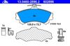 Колодки гальмівні передні, дискові 13046028962 ATE
