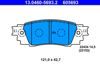 Комплект задніх колодок 13046056932 ATE
