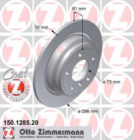 Дискові гальма 150128520 ZIMMERMANN