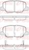 Колодки гальмові задні, дискові 153602 REMSA