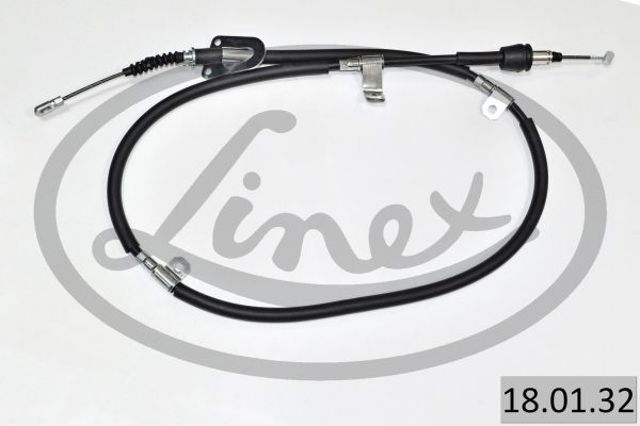Трос стоянкового гальма задній лівий 180132 LINEX
