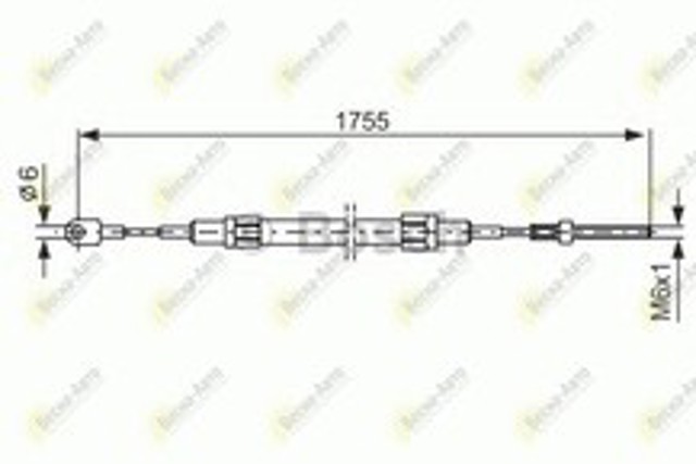 Гальмо стоянкове 1987477071 BOSCH
