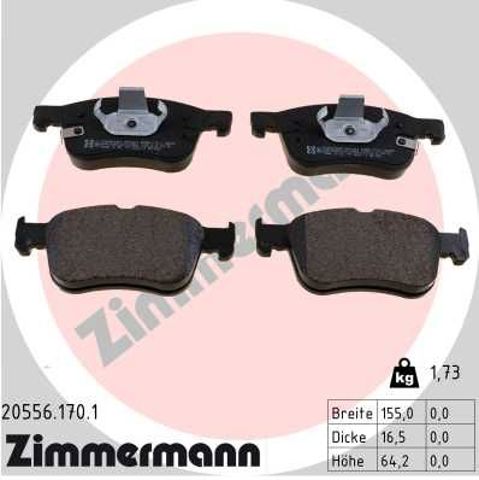 Дискові гальма 205561701 ZIMMERMANN