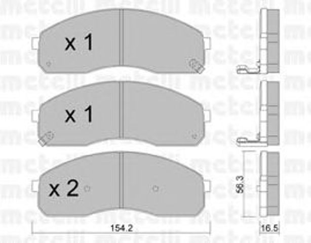 Дискові гальма 2203740 METELLI