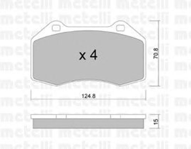Колодки гальмівні дискові комплект Renault Scenic 2