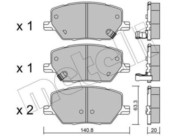 Дискові гальма 2210010 METELLI