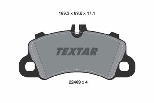 Гальмівні колодки 2246901 TEXTAR