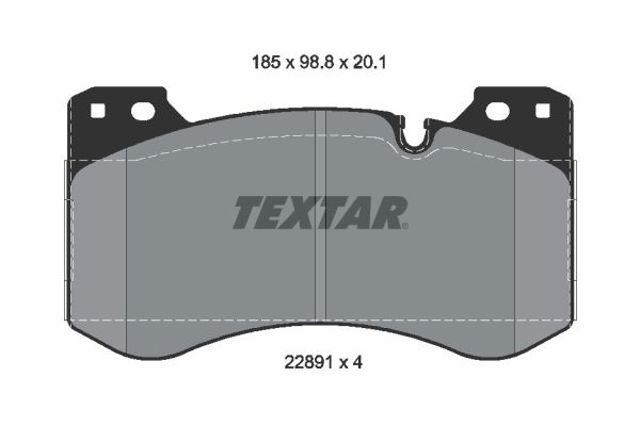 Дискові гальма 2289101 TEXTAR