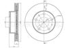 Гальмо дискове переднє 230885C METELLI