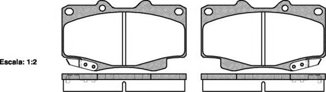 Bosch toyota колодки гальмівні передні hilux 06-, 2315.22