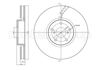 Гальмо дискове переднє 231728C METELLI