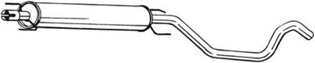 Глушник передній opel zafira a 03-05, zafira b 05-15 285-423
