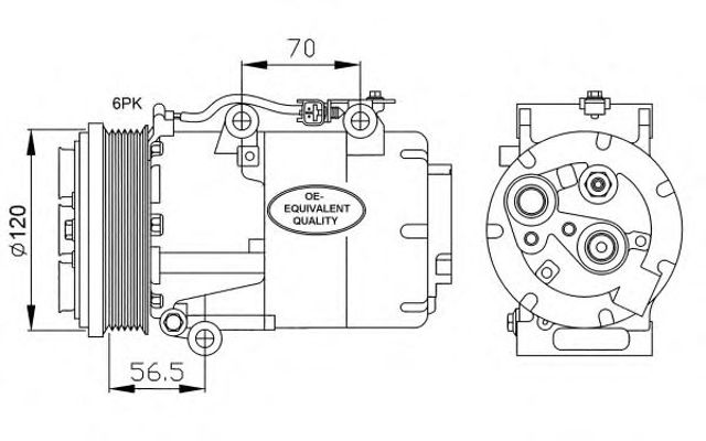 Насос кондиціонера 32250 NRF