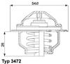 Корпус термостата в зборі 347287D WAHLER