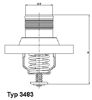 Корпус термостата в зборі 348389D WAHLER