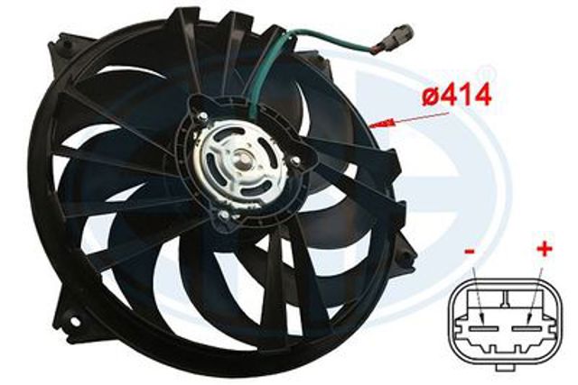 Вентилятор, система охолодження двигуна 352011