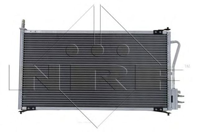 Радиатор кондиционера easy fit, ford focus 98- 35345