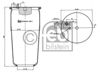 Ресора пневматичної підвіски 35617 FEBI