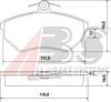 Колодки гальмівні передні, дискові 36789 ABS