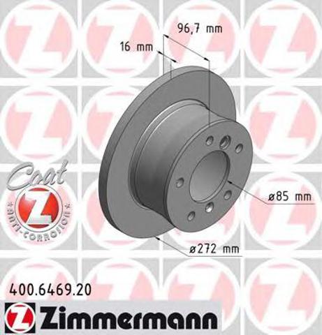 Дискові гальма 400646920 ZIMMERMANN