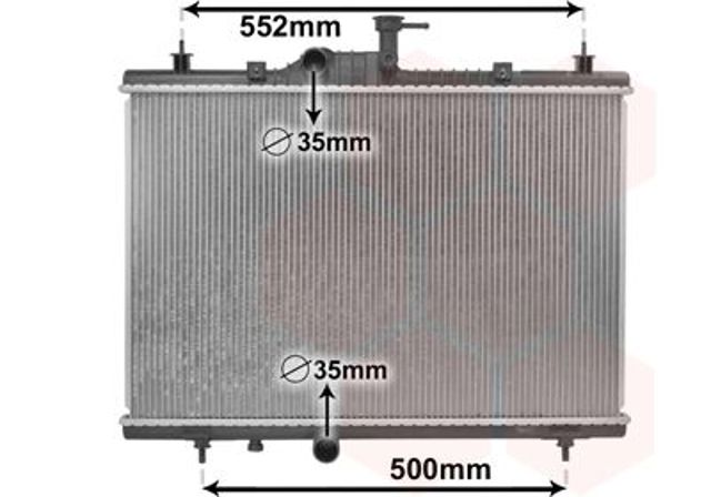 Радіатор охолодження двигуна Renault Koleos
