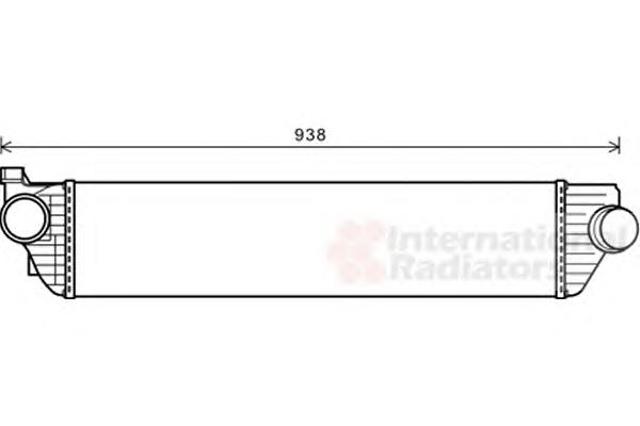Охолоджувач наддувочного повітря 43004498 VAN WEZEL