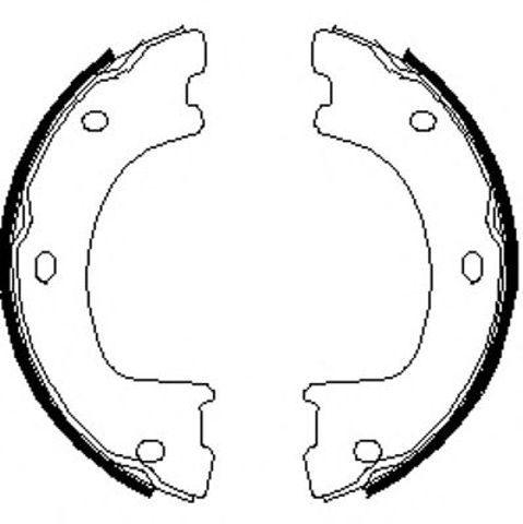 Гальмівні колодки гальма стоянки 467400 REMSA