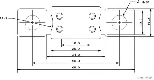 Запобіжник 50295877 HB AUTOELEKTRIK