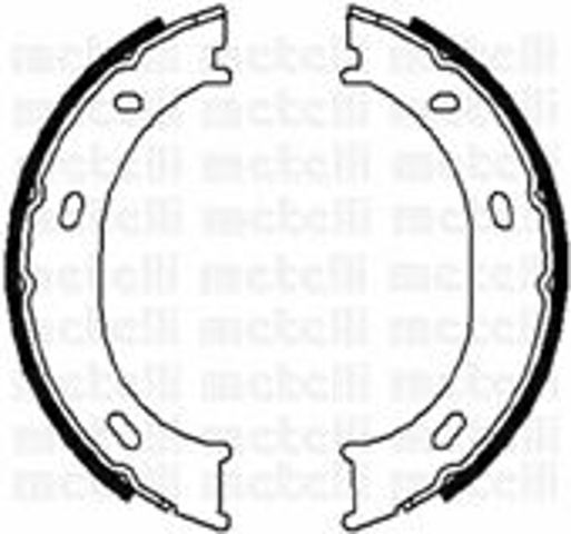 Гальмівні колодки ручника 530239 METELLI