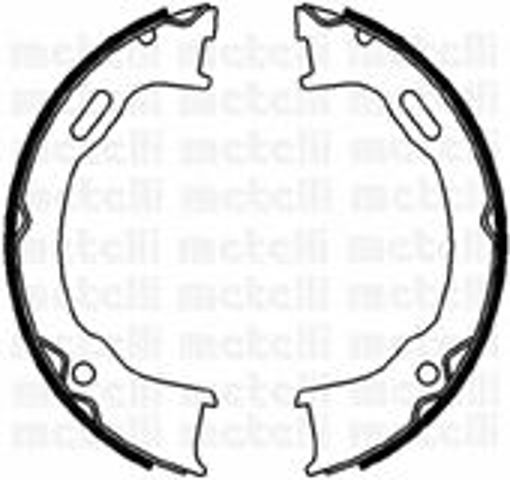 Колодки стоянкового гальма 530364 METELLI