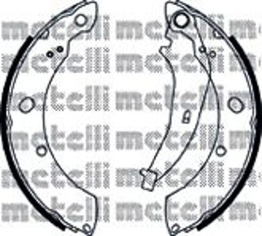 Колодки гальмові задні, барабанні 530481 METELLI