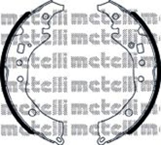 Колодки гальмові задні, барабанні 530517 METELLI
