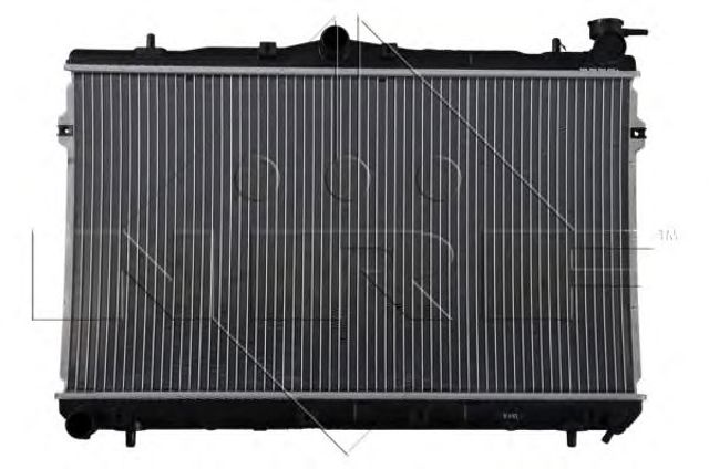 Радиатор охлаждения двигателя, hyundai coupe 96- 53504