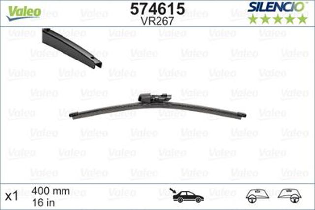 Щітка склоочисника задня 574615 VALEO