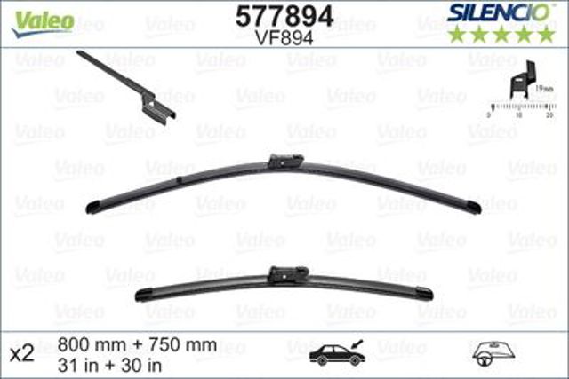 Склоочисники лобового скла 577894 VALEO