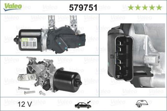 Мотор склоочисника передній 579751 VALEO